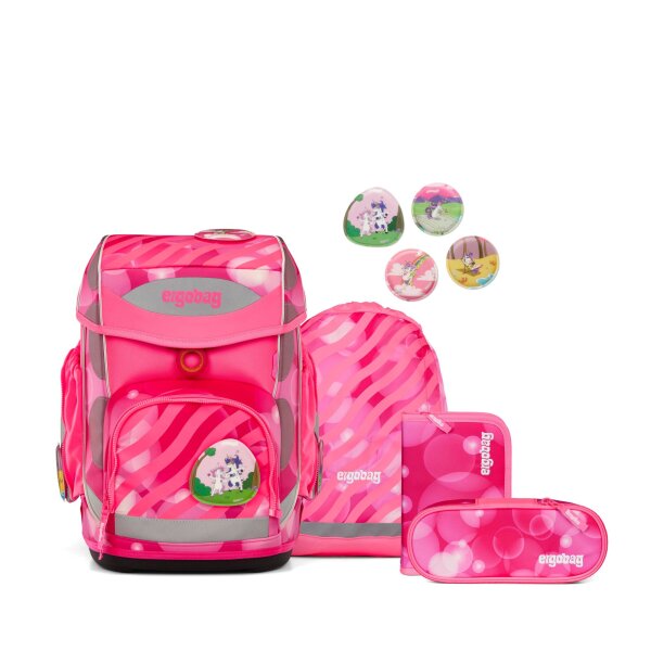 Ergobag Cubo KuntBärbuntes Einhorn 5tlg. Schulranzen Set