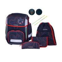 Schneiders Ergolite Set 9-tlg. Black Red NINJA REVENGE