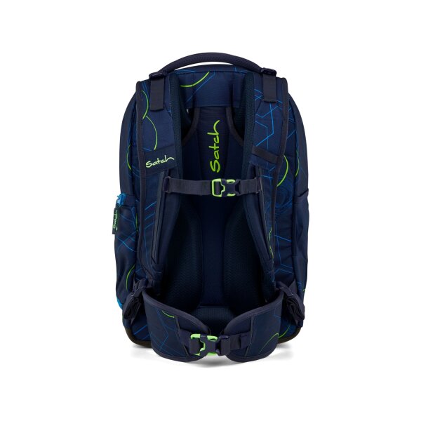 Satch Match Schulrucksack Einzeln Blue Tech