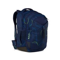 Satch Match Schulrucksack Einzeln Blue Tech
