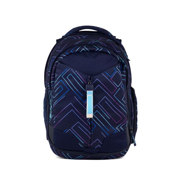 Satch Match Schulrucksack Einzeln Purple Laser