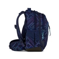 Satch Match  Purple Laser Schulrucksack
