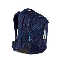 Satch Match Schulrucksack Einzeln Purple Laser