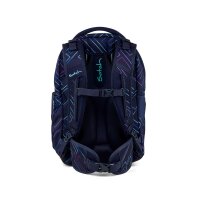 Satch Match Schulrucksack Einzeln Purple Laser