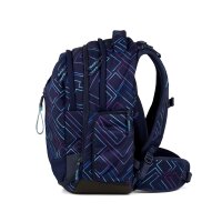 Satch Match Schulrucksack Einzeln Purple Laser