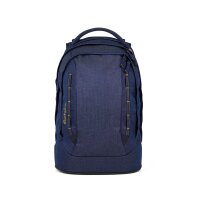 Satch Pack Denim Blue Schulrucksack Set