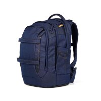 Satch Pack Denim Blue Schulrucksack Set