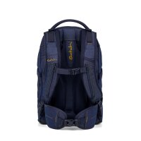 Satch Pack Denim Blue Schulrucksack Set