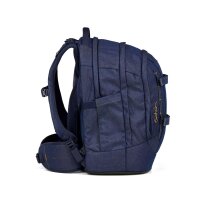 Satch Pack Denim Blue Schulrucksack Set