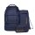 Satch Pack Denim Blue Schulrucksack Set