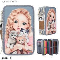 Depesche TopModel 3-Fach Federtasche Cat Love