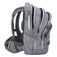 Coocazoo Mate,Tarp Mixed Silver Dust Schulrucksack Set...