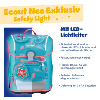 Scout Neo Safety Light Aloha Schulranzen Set S754600175400