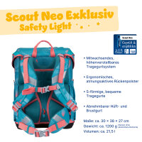 Scout Neo Safety Light Aloha Schulranzen Set S754600175400