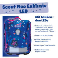 Scout Neo LED Sparkling Dream Schulranzen Set S754500166000