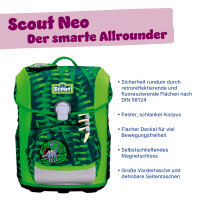 Scout Neo Danger Dino Schulranzen Set S754100102700