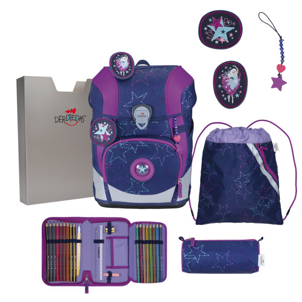 DerDieDas ErgoFlex Tiny LED Dancing Star Schulranzen D851500120200