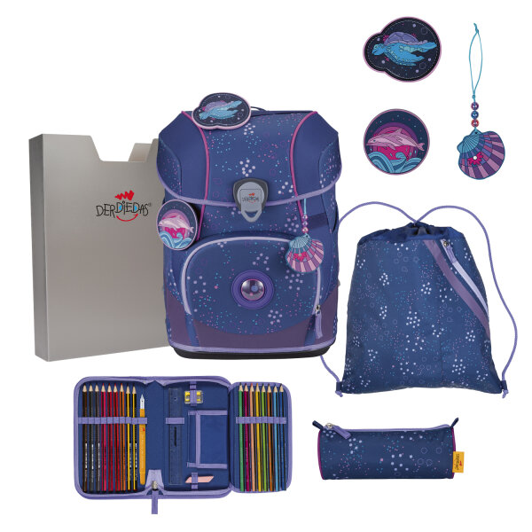 DerDieDas ErgoFlex Tiny Basic Deep Ocean Schulranzen D851100100163
