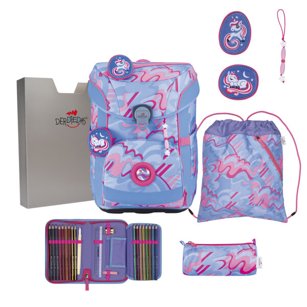 DerDieDas ErgoFlex Easy Superflash Magic Unicorn Schulranzen D849300120500