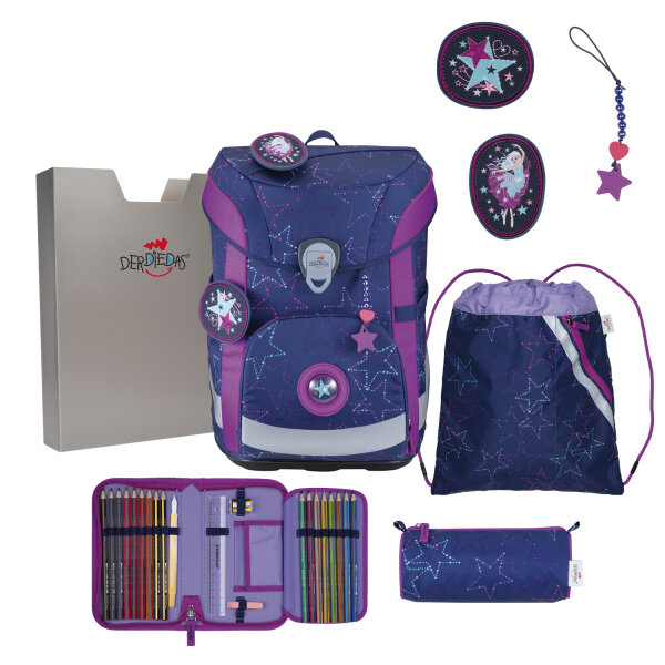 DerDieDas ErgoFlex Easy LED Dancing Star Schulranzen D849100120200