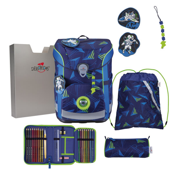 DerDieDas ErgoFlex Easy LED Moon Mission Schulranzen D849100120100