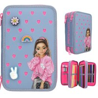 Depesche TOPModel 3 Fach Federtasche mit Silikon Pins