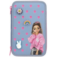 Depesche TOPModel 3 Fach Federtasche mit Silikon Pins