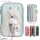 Depesche Miss Melody 3 Fach Federtasche mit Pferdekopf Applikation