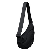 Got Bag Wavy Puffer Moon Bag Small Black