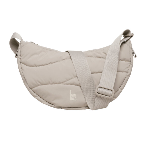 Got Bag Wavy Puffer Moon Bag Small scallop