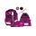 Schneiders Ergolite Set 9-tlg. Berry Cosmos Schulranzen
