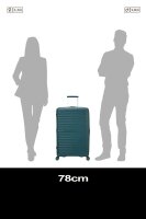 American Tourister Fastforward L Totally Teal 78/29  Koffer
