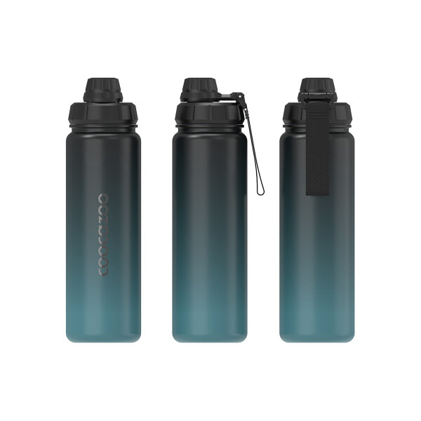 Coocazoo Isolierte Edelstahl-Trinkflasche, Gradient Teal