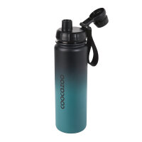 Coocazoo Isolierte Edelstahl-Trinkflasche, Gradient Teal
