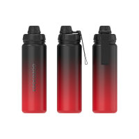 Coocazoo Isolierte Edelstahl-Trinkflasche, Gradient Red
