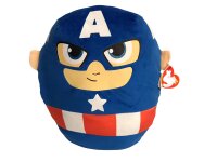 TY Squishy Beanies Collection Captain America Marvel M...