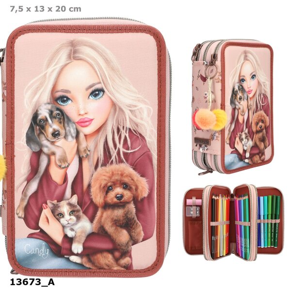 Depesche TopModel 3Fach Federtasche Fur Ever Friends