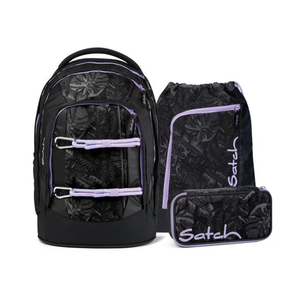 Satch Pack Betty Grey 3tlg Schulrucksack-Set