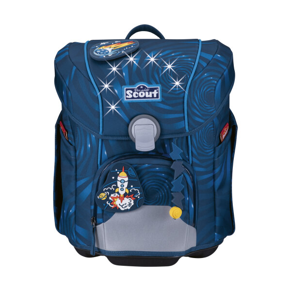 Scout Micro Set LED Rocket Rider Schulranzen-Set 4-teilig