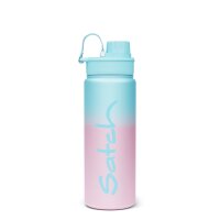 Satch Light Blue Gaffiti Edelstahl Trinkflasche