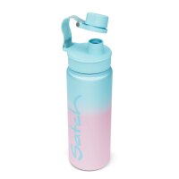 Satch Light Blue Gaffiti Edelstahl Trinkflasche