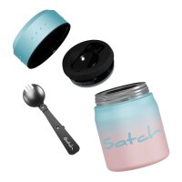 Satch Light Blue Gaffiti Thermo Lunchbox