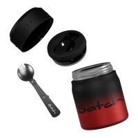 Satch Black Graffiti Thermo Lunchbox