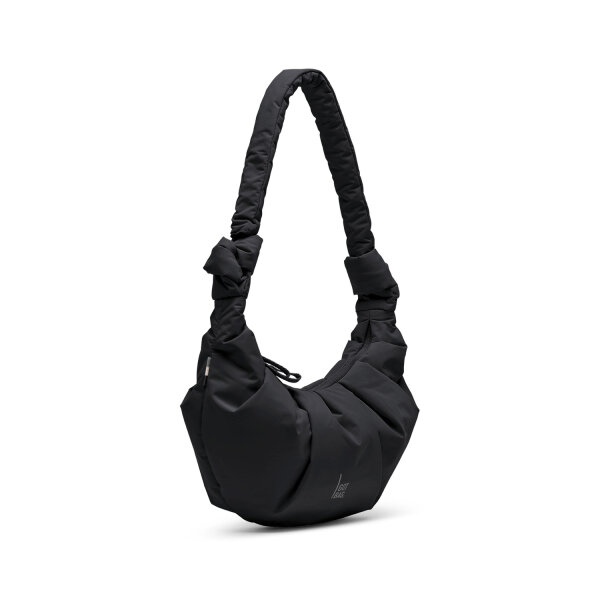 Got Bag PLEAT MOON BAG SMALL black monochrome Umhängetasche