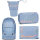 Satch Pack Schulrucksack Set Vivid Blue 4tlg