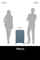 American Tourister FASTFORWARD SPINNER 77/28 TSA EXP STEEL BLUE