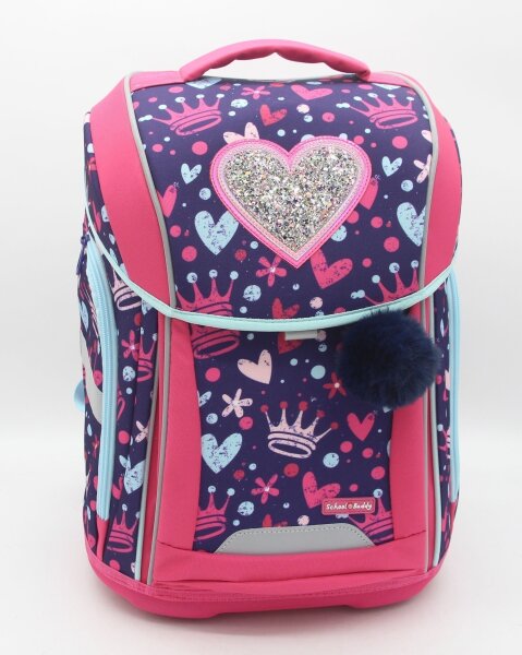 School-Buddy Schulranzen-Set 4-teilig Heart