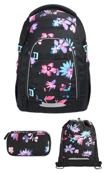 Coocazoo MATE Floral Artnight Set 3tlg