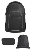 Coocazoo MATE, Black Coal Set 3tlg