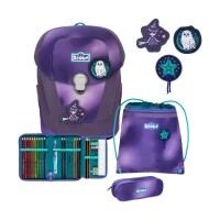 Scout Sunny II Exklusiv Superflash Purple Magic Schulranzenset